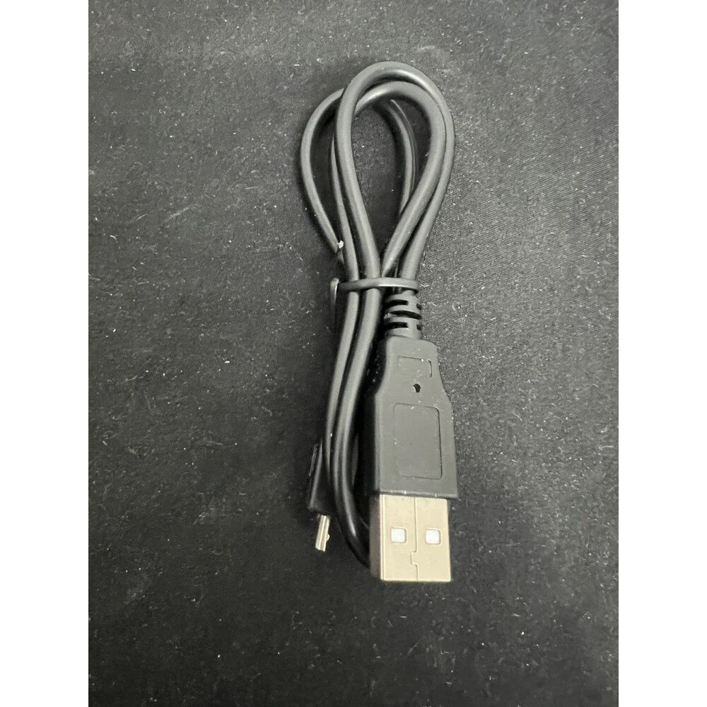 Micro‑USB to USB‑A Charging Cable – Black – Never Used